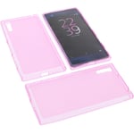 Bag for Sony Xperia XR Phone Case Protection TPU Rubber Pink