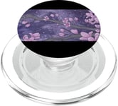 Vaporwave Japonais Fleur de cerisier Sakura PopSockets PopGrip pour MagSafe