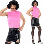 Mens Freddy Mercury Queen Break Free Costume Music Pop Star Fancy Dress Outfit