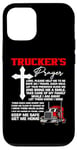 Coque pour iPhone 12/12 Pro Truckers Prayer Keep Me Safe Get Me Home Transporteur de camion