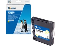 G&Amp G G&Amp G Kompatibelt Bläck Med 405768, Gul, 600S, Np-Ri-0041Y, För Ricoh Aficio Sg 3100, Sg 3110