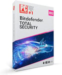 Bitdefender Total Security 2025 | 3 Devices | 1 year Subscription | PC/Mac/iOS/Android | Activation Code by Post