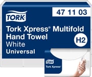 Tork H2 Xpress Uni Håndklædeark, returfibre, 20 pk