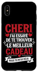 Coque pour iPhone XS Max Tee Shirt Saint Valentin Cheri Amour Amoureux Couple Humour