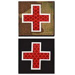 FaithHeart Patch Thermocollant,Medic Patch Lumineux,Medic Patch Croix