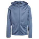 adidas Hettegenser Aeroready HIIT Full Zip - Blå Barn, størrelse 176 cm