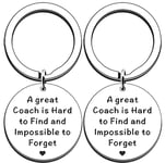 TTOVEN Football Coach Gifts Football Coach Keyring A Great Coach is Hard to Find Soccer Basketball Swimming Cheer Coach Gift for Men Women