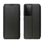 Myway Folio case for Samsung Galaxy S21 Ultra Function Stand, Black