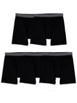 Fruit of the Loom Men's Micro Stretch Boxer Briefs, Designed to Move with You, Lightweight & Moisture Wicking, Pack of 5, Black, L