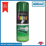 Colour It Forest Green All-Purpose Aerosol Spray Paint Metal Wood Plastic