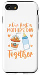 Coque pour iPhone SE (2020) / 7 / 8 Our First Mother's Day Together New Mom Coffee Lover