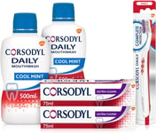 Corsodyl Gum Care Toothpaste And Toothbrush Multipack, Regime Kit 1 x Complete