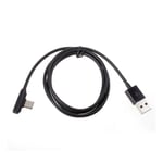 Universal datorkabel vinklad USB type-C till USB laddning synkning 1M