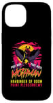 Coque pour iPhone 14 Mothman Funny Cryptide Harbinger of Doom, mi-homme, mi-mois