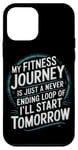 Coque pour iPhone 12 mini Sarcastic I'll Start Tomorrow Fitness Blague Perte de poids