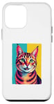 iPhone 12 mini Retro Pop Art Modern Look Cat 50s 60s Style Case