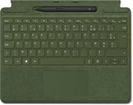 Surface Clavier Signature Keyboard Vert Forêt + Stylet Surface Slim Pen 2, Compatible Surface Pro 8, Pro 9 Et Pro X (Clavier Azerty)