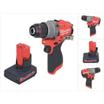 M12 FPD2-501 Perceuse-visseuse à percussion sans fil 12 v 45 Nm Brushless + 1x batterie 5,0 Ah - sans chargeur - Milwaukee