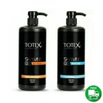 Totex Shaving Shave Gel Sensitive & Cool 750 ml Smooth Skin Pump Gel (Pack Of 2)