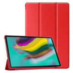 Samsung Galaxy Tab A 10.1 (2019) läderfodral i folioformat - Röd Röd