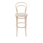 Ton - Ton Barstool 14 Low - Natural Beech Lacq. / Cane - Barstolar - Michael Thonet - Träfärgad - Trä