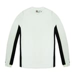 Nike Dri-Fit Logo Long Sleeve Shirt White Black Womens Training Top 260027 100 - Size Large