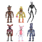 Fnaf Actionfigurer Leksaker Dockor Mardröm Fem nätter på Freddys spel Barngåva