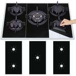 3Pcs Plaque de Cuisson à Gaz Protection en Téflon, Tapis de Cuisinière à Gaziniere Gaz Réutilisables, Protection d'écran Anti-adhésif, Nettoyage