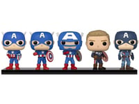 Pack de 5 Figurines - Pop! Marvel - Captain America Through the Ages - Funko