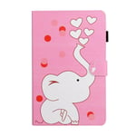 (iPad 9.7 2018elephant) iPadille 6th 7th 8th 9th Generation Case Cute Cat Nahkakuori iPadille 9.7 10.2 Tablet-kotelo iPadille 5 6 7 8 9 Air 2 1 Mini 6