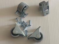 111402 X 4 (109041 X 8) IKEA Small Furniture Wheel with Self Tapping Screws