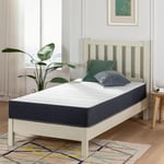 ZINUS Matelas Confort en Mousse, 90 x 190 cm, Hauteur 20 cm, Fermeté Moyenne, Matelas en Boite, OEKO-TEX