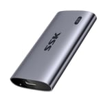 SSK SSD Portable 4 to, disques SSD externes jusqu'à 2000 Mo/s, Disque Dur Externe USB 3.2 Gen2X2 NVMe SSD, consommation d'énergie Ultra Faible pour iPhone 15/Macbook/Pro/téléphone OTG