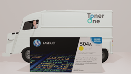 Genuine HP 504A Standard Capacity Yellow Laserjet Toner Cartridge - CE252A