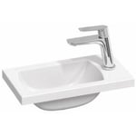 Classic ii - Lave-main 40x22 cm, sans trop-plein, trou pour robinet, blanc XJX01140004 - Ravak