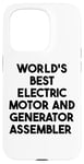 iPhone 15 Pro World's Best Electric Motor And Generator Assembler Case