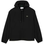 Manteau Lacoste  VESTE SPORTSUIT  A CAPUCHE AMOVIBLE NOIRE