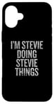 Coque pour iPhone 16 Plus Je suis Stevie Doing Stevie Things Funny Vintage