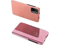 Hurtel Clear View Case Flip Fodral Xiaomi Poco X4 Nfc 5G Rosa