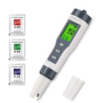 PH-MèTre NuméRique 3 en 1 pour , TDS/PH/MèTre de TempéRature, Testeur d' Potable, Piscine, Culture Hydroponique