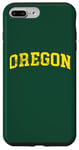 Coque pour iPhone 7 Plus/8 Plus Retro Oregon Tee Vintage Oregon Jaune Throwback Green Tee