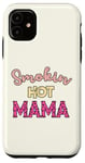 Coque pour iPhone 11 Smoking Hot Mama Dalmatien Rose vif Sexy Mom