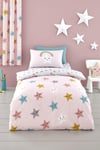 'Happy Stars' 100% Cotton Childrens Duvet Cover Set