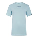 Berghaus Women's Boyfriend Dolomites Mountain Short Sleeve Tee T-Shirt, Iced Aqua, 16