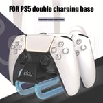 Support De Charge Double Rapide Pour Manette De Jeu Ps5, Station De Charge Sans Fil Avec Led Pour Console Sony Playstation 5