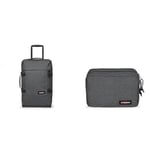 EASTPAK - TRANVERZ S - Valise, 51 x 32.5 x 23, 42 L, Black Denim (Gris) & Mavis - Trousse de Toilette, 6 L, Black Denim (Gris)