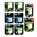 Original Hp 301 / 301xl Black & Colour Ink Cartridges For Deskjet 1000 Printer