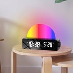 Sunrise Alarm Clock Multi Color Bedside LED Digital Clock Wake Up Light