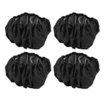 (Black 4 Piece Set)4PCS Infant Stroller Wheel Cover Black Baby Stroller Oxford