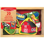 Melissa & Doug Wooden Magnets Farm